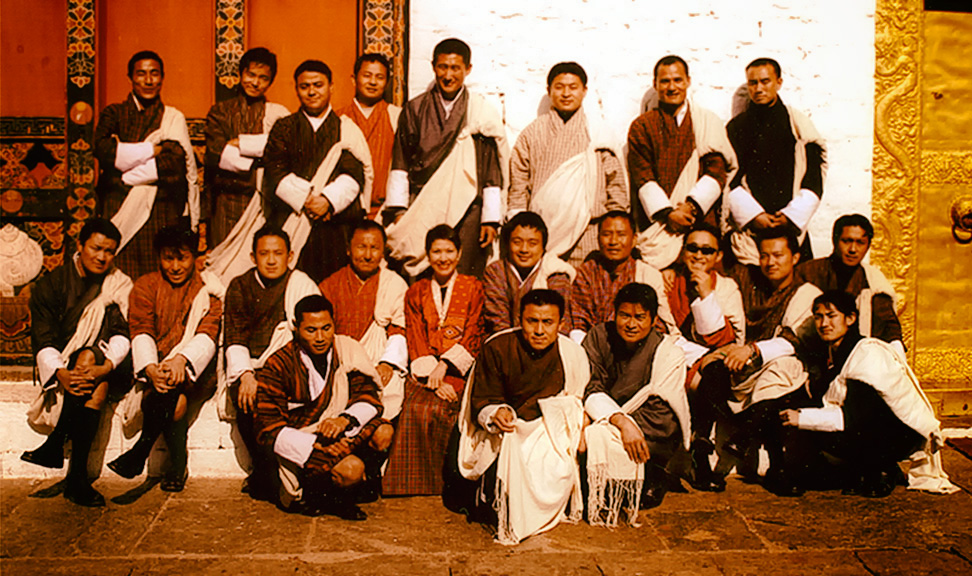 Kathleen Fung, teacher with Bhutan guide class.