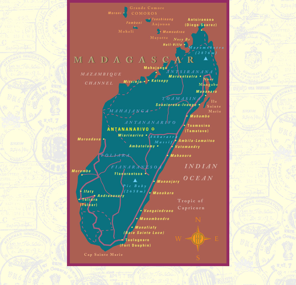 Far Fung Places Madagascar Map